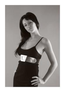Model Jamelia vom 18. 7. - 20. 7. in Berlin