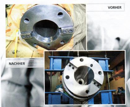 Industriedienstleistungen Reparaturen auf Hersteller- Niveau