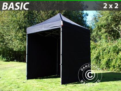 Faltzelt FleXtents 2x2 m basic schwarz