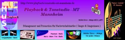 Tonstudio - MT - Mannheim für Nachwuchskünstler Schlager - Coverband
