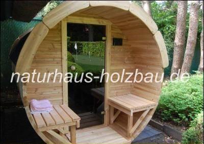 Fasssauna Saunafass Holzfasssauna Aussensauna Gartensauna Saunakota Sauna