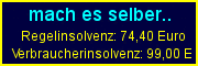 Regelinsolvenz selber machen . Onlinenutzung 74 40 einmalig - paritate. net