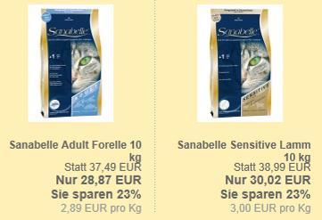Tiernahrung vom Profi mit -28 Rabatt