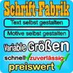 BOOTSAUFKLEBER SELBST GESTALTEN - SCHRIFT-FABRIK. DE